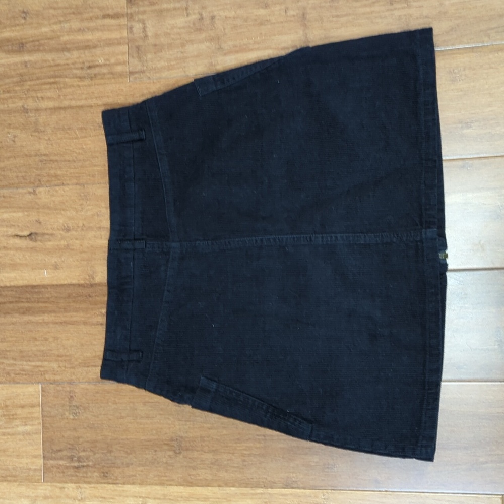 Altar'd State Black Corduroy Skirt Junior Size Small - Picture 4 of 8